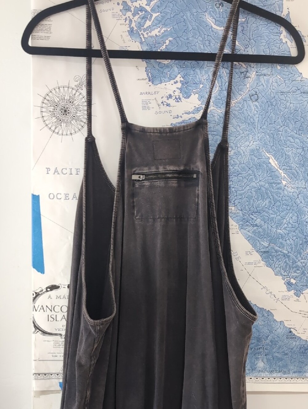 FP Movement by Free People Black Relaxed-Strap Jumpsuit - Picture 5 of 5
